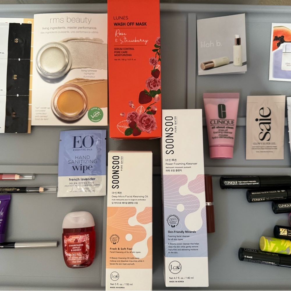 NEW Beauty Haul Set Saie Clinique Soonsoo Kbeauty Olive young Sephora bundle